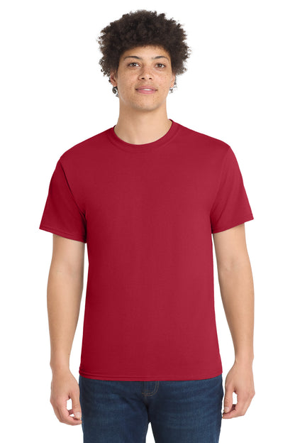 Port & Co Core Blend Tee.  PC55 - EMBROIDERED