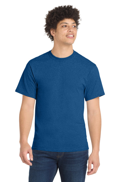 Port & Co Core Blend Tee.  PC55 - EMBROIDERED