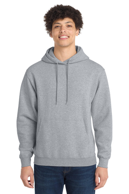 Port & Co Core Fleece Pullover Hooded Sweatshirt. PC78H - EMBROIDERED