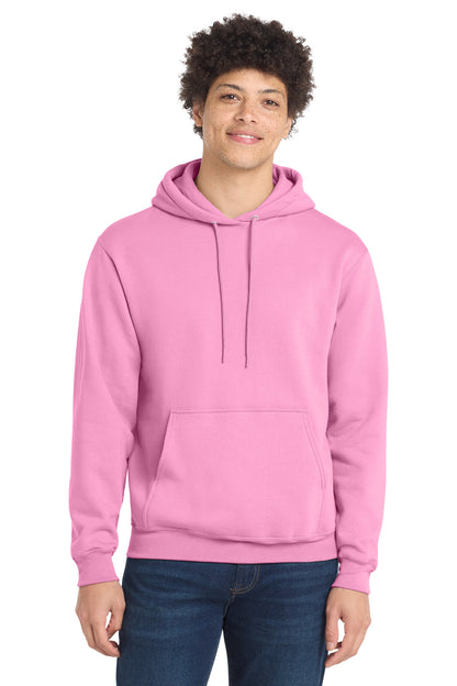 Port & Co Core Fleece Pullover Hooded Sweatshirt. PC78H - EMBROIDERED