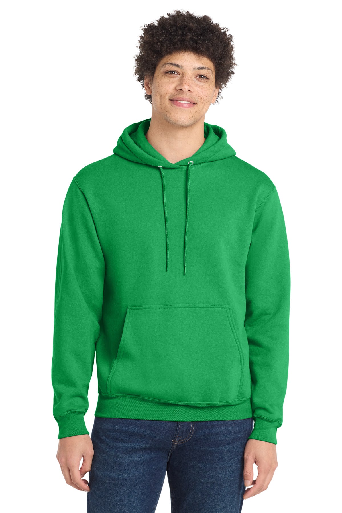 Port & Co Core Fleece Pullover Hooded Sweatshirt. PC78H - EMBROIDERED
