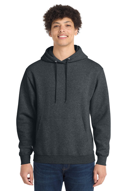 Port & Co Core Fleece Pullover Hooded Sweatshirt. PC78H - EMBROIDERED
