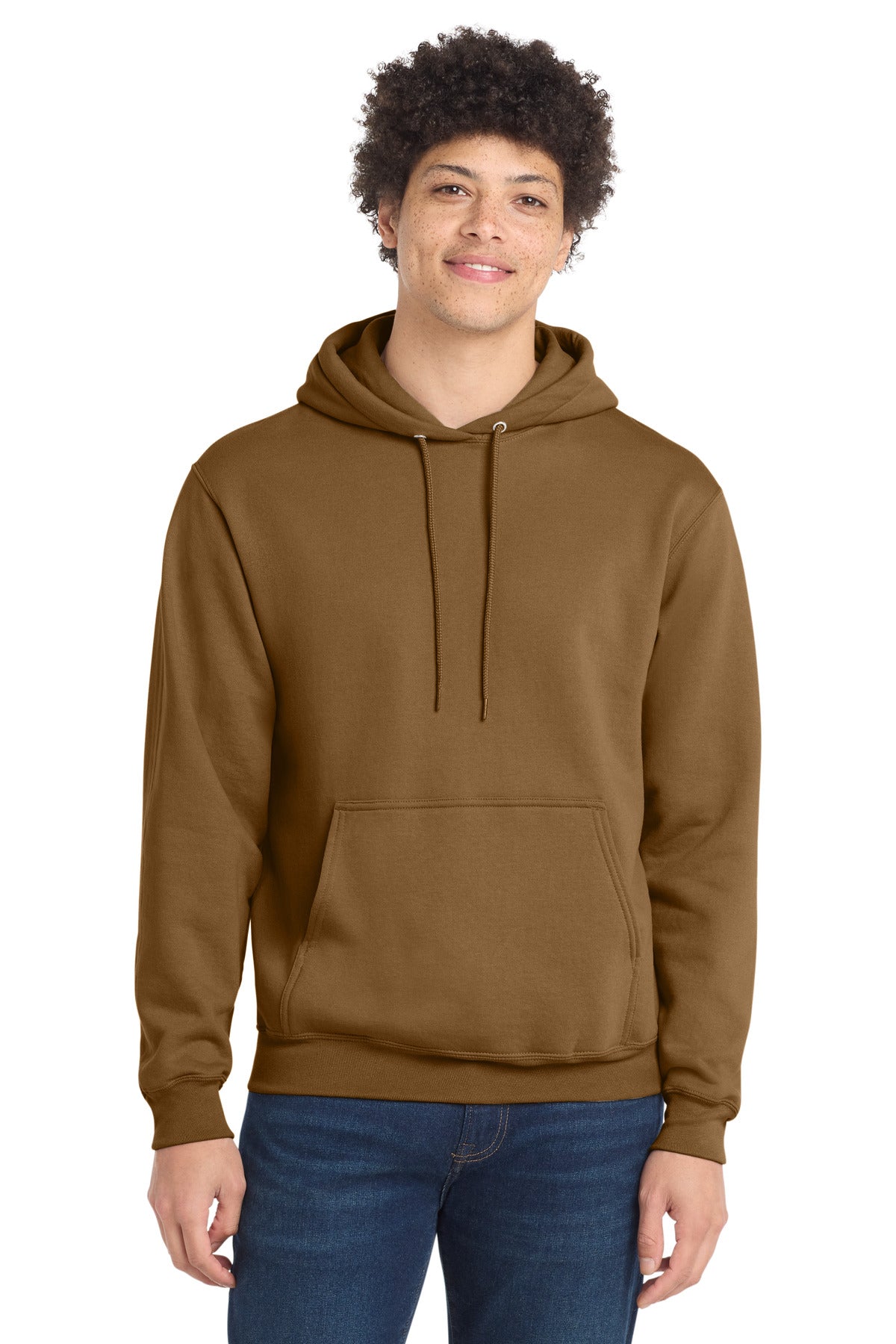 Port & Co Core Fleece Pullover Hooded Sweatshirt. PC78H - EMBROIDERED