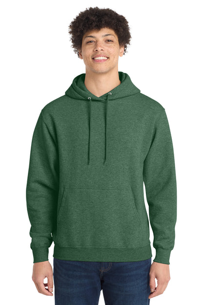 Port & Co Core Fleece Pullover Hooded Sweatshirt. PC78H - EMBROIDERED