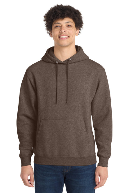 Port & Co Core Fleece Pullover Hooded Sweatshirt. PC78H - EMBROIDERED
