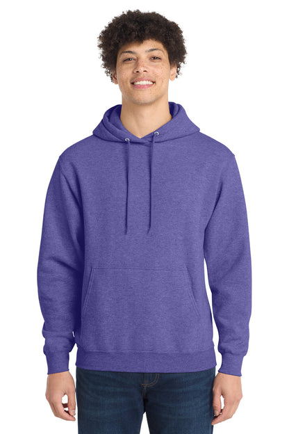Port & Co Core Fleece Pullover Hooded Sweatshirt. PC78H - EMBROIDERED