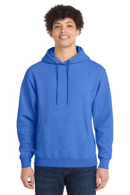 Port & Co Core Fleece Pullover Hooded Sweatshirt. PC78H - EMBROIDERED
