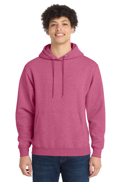 Port & Co Core Fleece Pullover Hooded Sweatshirt. PC78H - EMBROIDERED