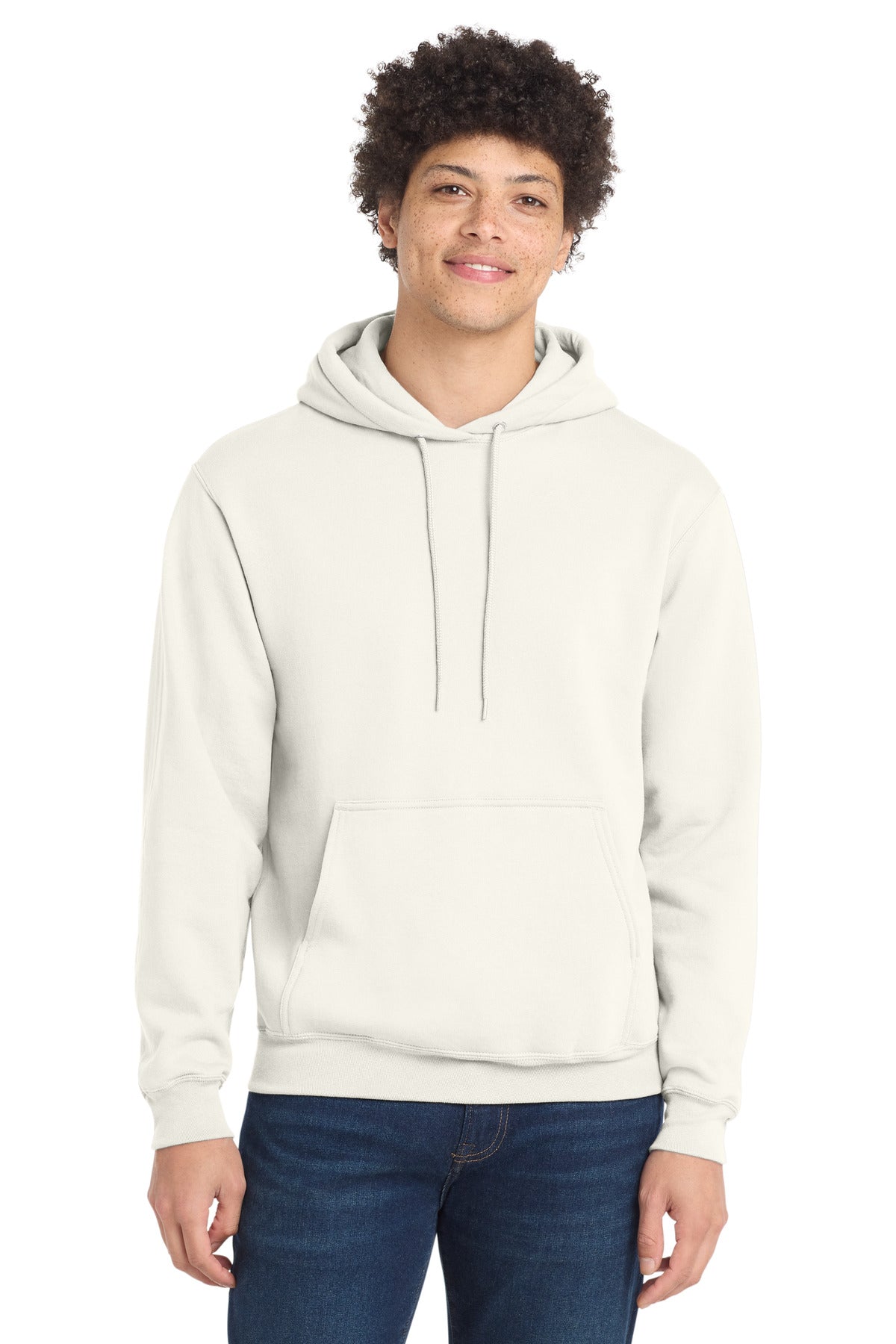 Port & Co Core Fleece Pullover Hooded Sweatshirt. PC78H - EMBROIDERED