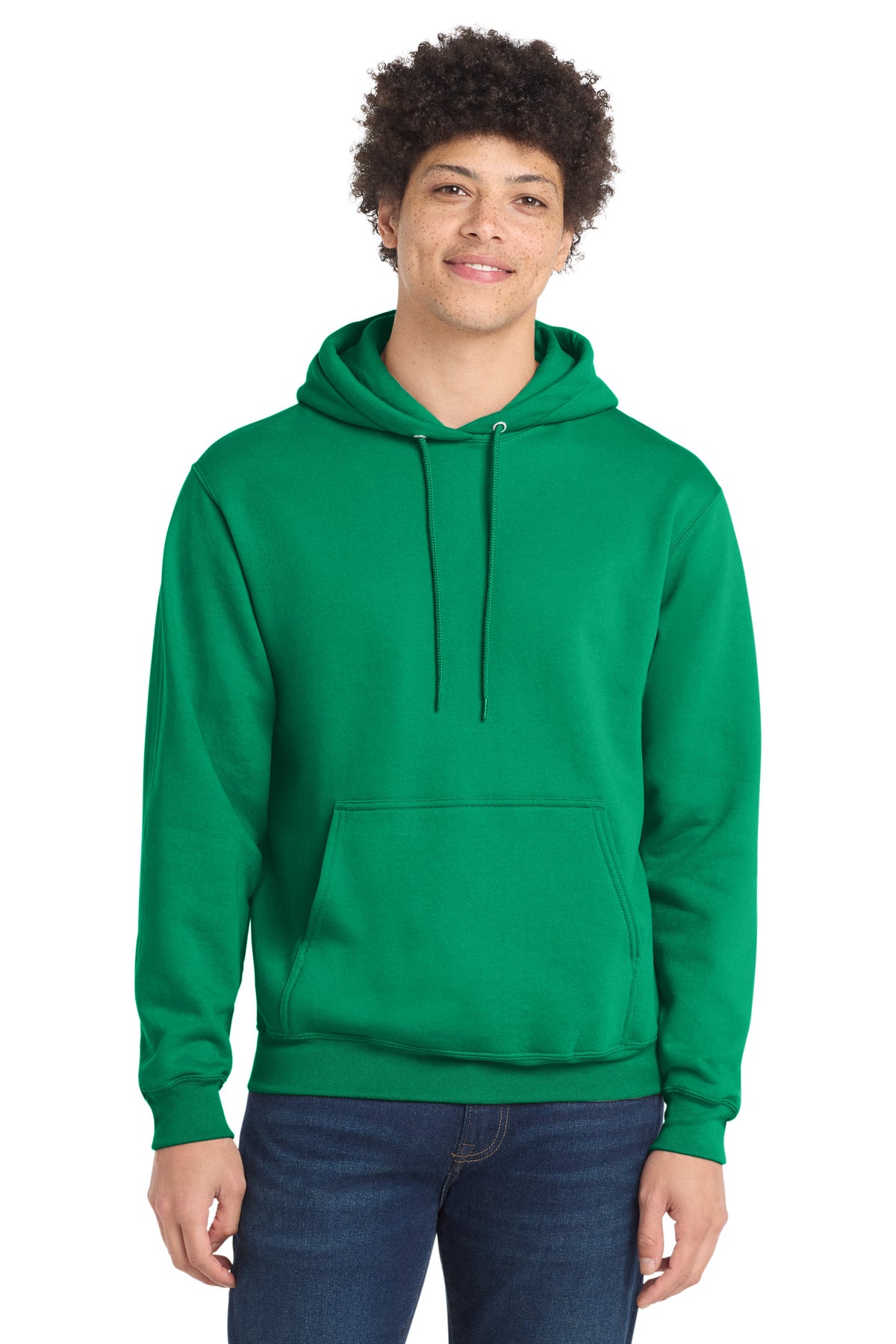 Port & Co Core Fleece Pullover Hooded Sweatshirt. PC78H - EMBROIDERED