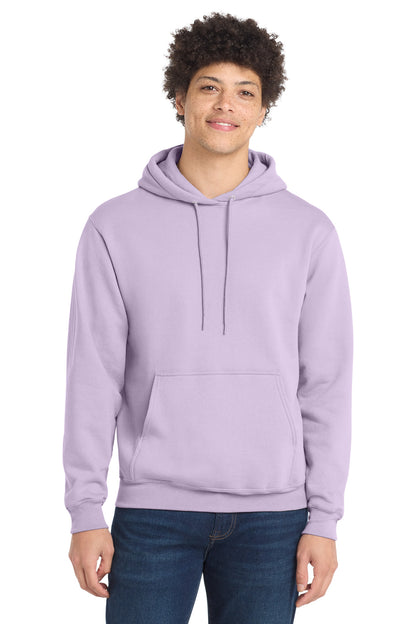 Port & Co Core Fleece Pullover Hooded Sweatshirt. PC78H - EMBROIDERED