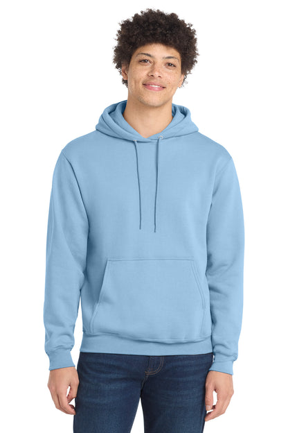 Port & Co Core Fleece Pullover Hooded Sweatshirt. PC78H - EMBROIDERED