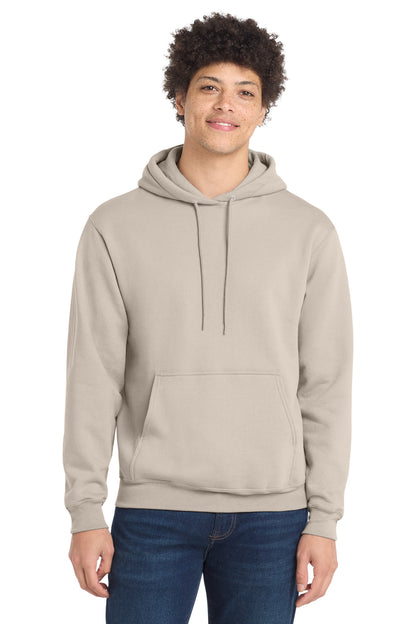 Port & Co Core Fleece Pullover Hooded Sweatshirt. PC78H - EMBROIDERED
