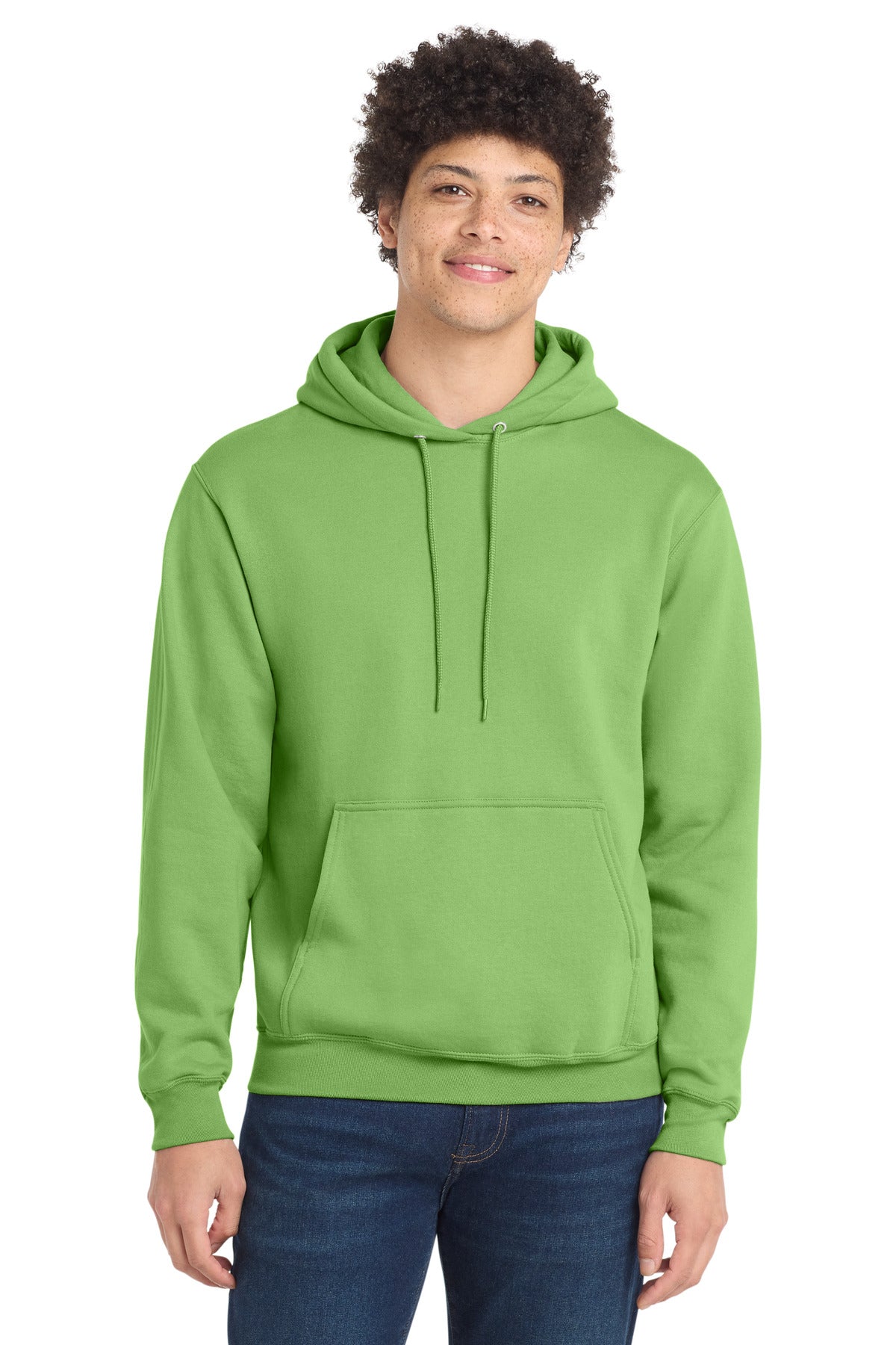 Port & Co Core Fleece Pullover Hooded Sweatshirt. PC78H - EMBROIDERED
