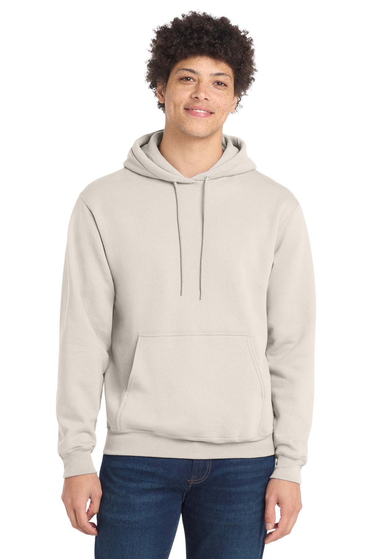 Port & Co Core Fleece Pullover Hooded Sweatshirt. PC78H - EMBROIDERED