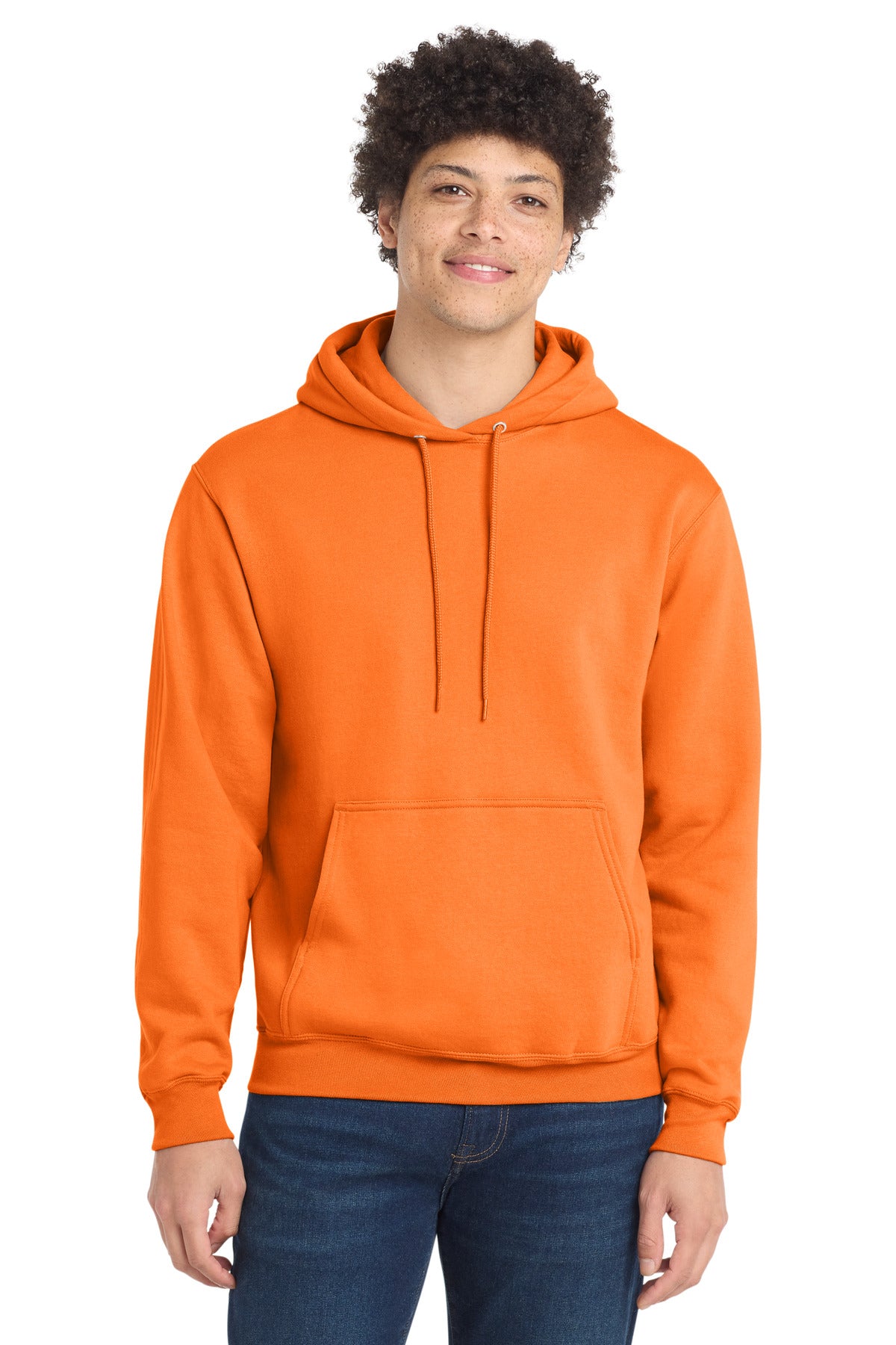Port & Co Core Fleece Pullover Hooded Sweatshirt. PC78H - EMBROIDERED