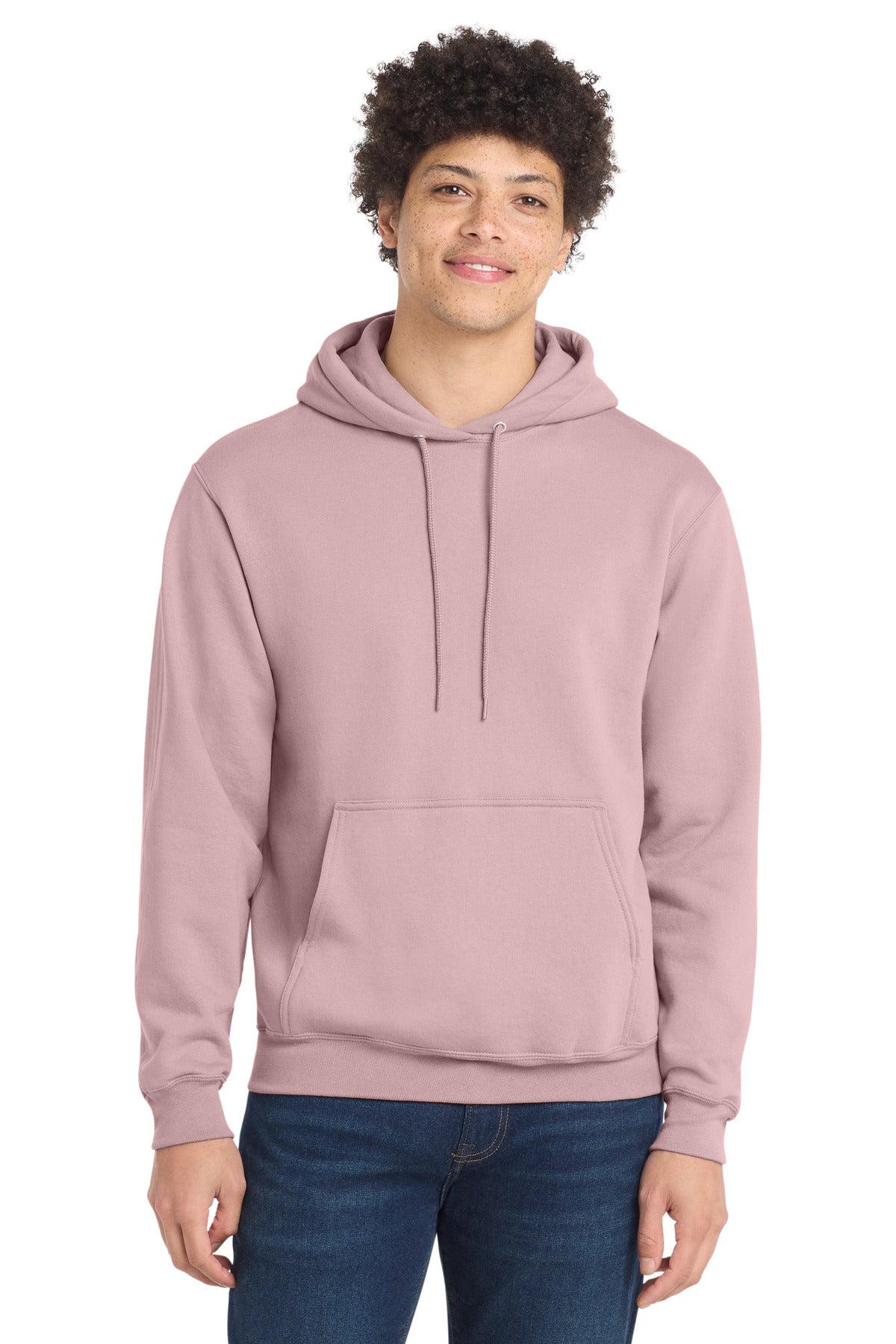 Port & Co Core Fleece Pullover Hooded Sweatshirt. PC78H - EMBROIDERED