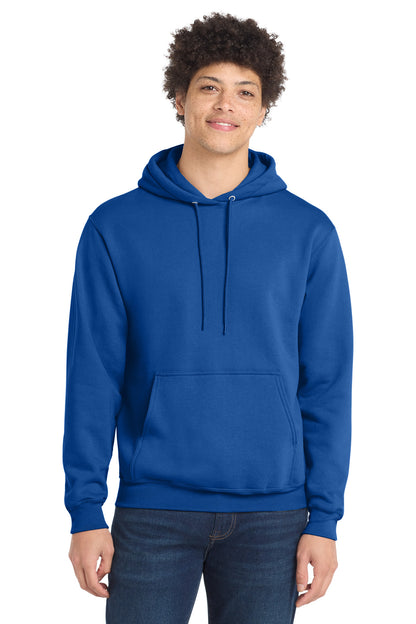 Port & Co Core Fleece Pullover Hooded Sweatshirt. PC78H - EMBROIDERED