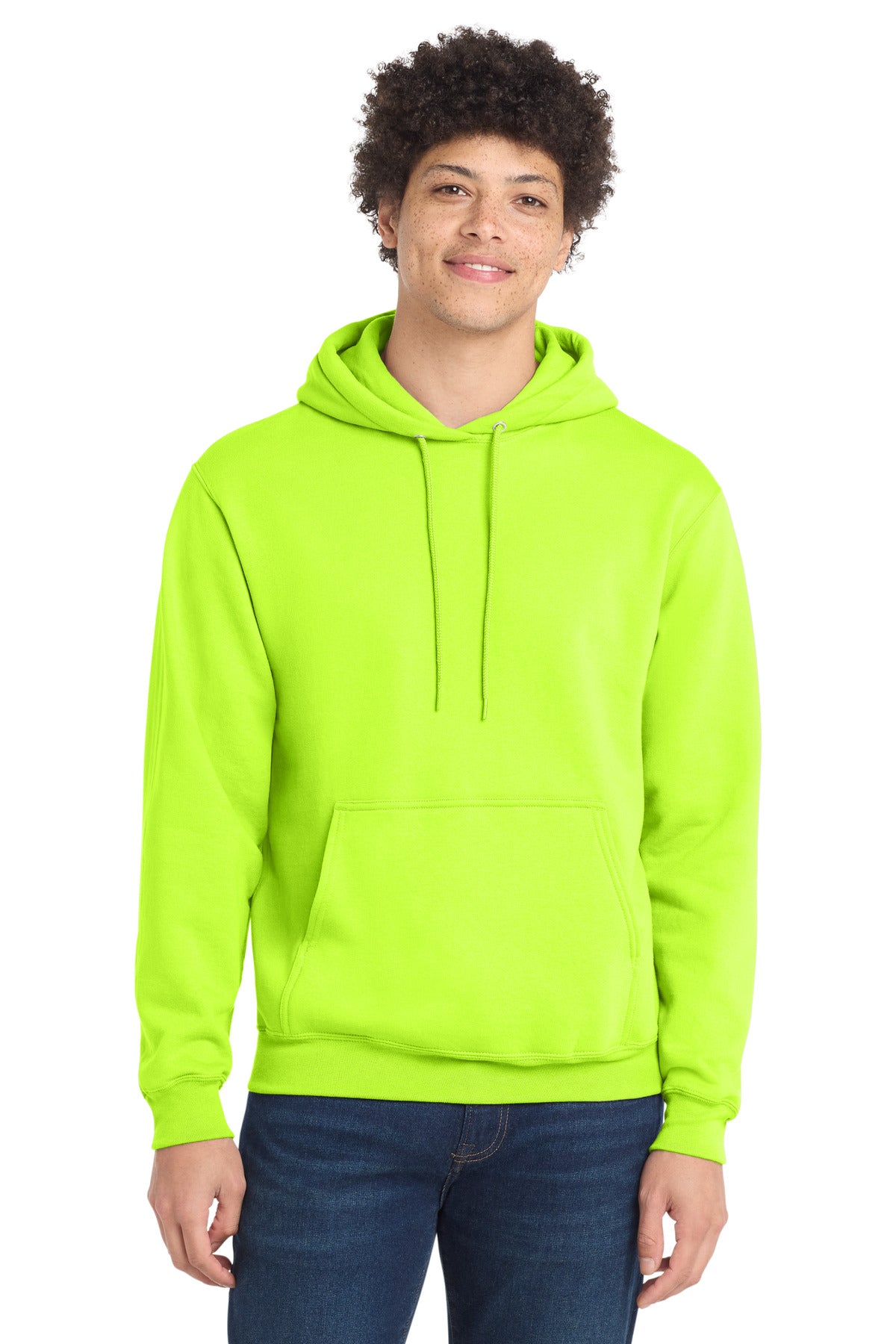 Port & Co Core Fleece Pullover Hooded Sweatshirt. PC78H - EMBROIDERED