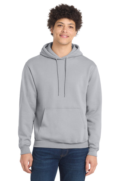 Port & Co Core Fleece Pullover Hooded Sweatshirt. PC78H - EMBROIDERED