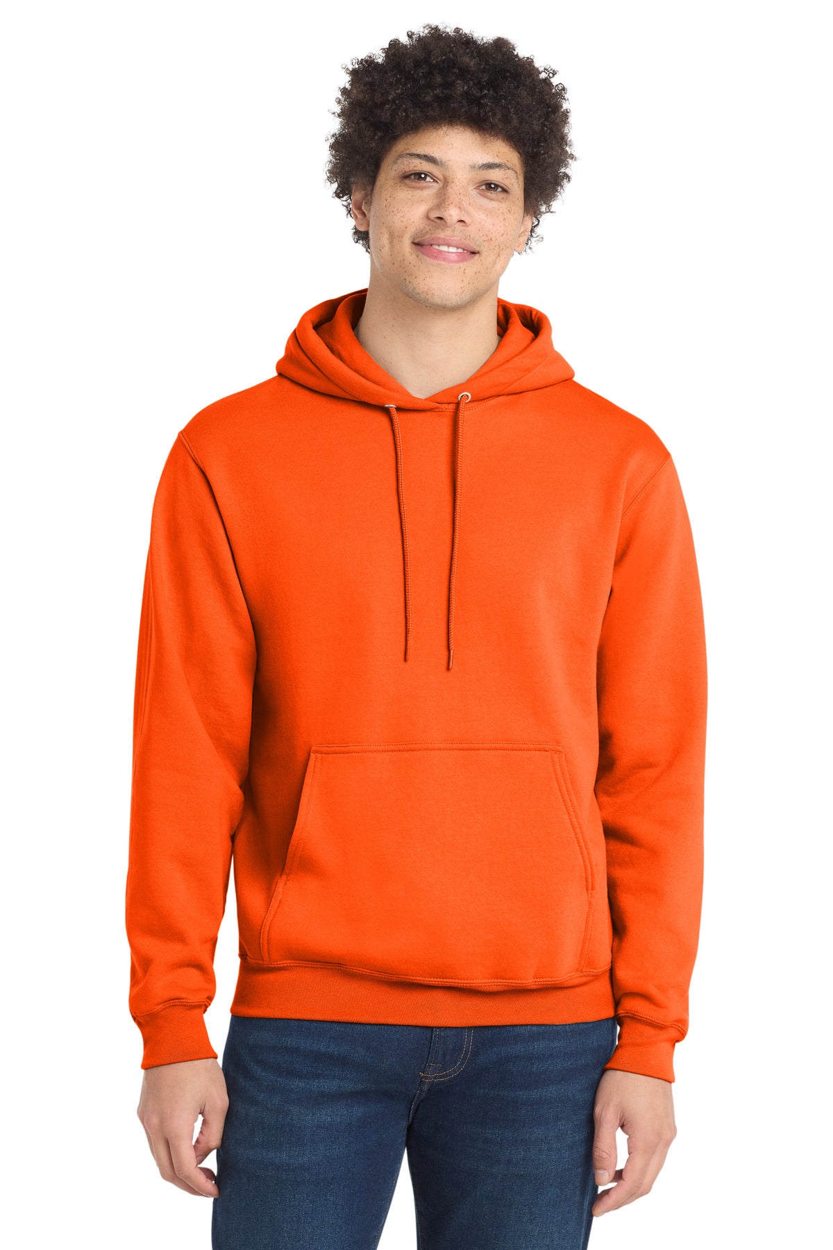Port & Co Core Fleece Pullover Hooded Sweatshirt. PC78H - EMBROIDERED