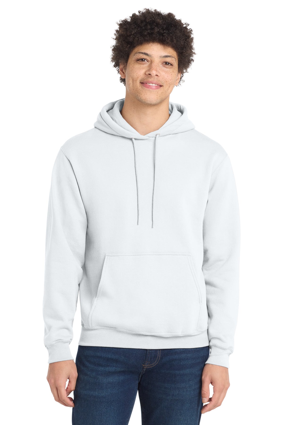Port & Co Core Fleece Pullover Hooded Sweatshirt. PC78H - EMBROIDERED