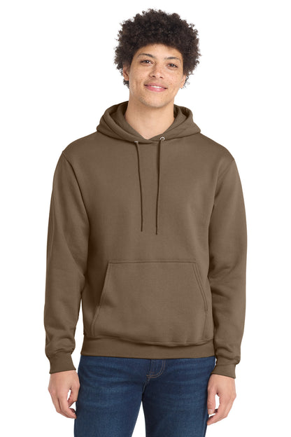 Port & Co Core Fleece Pullover Hooded Sweatshirt. PC78H - EMBROIDERED