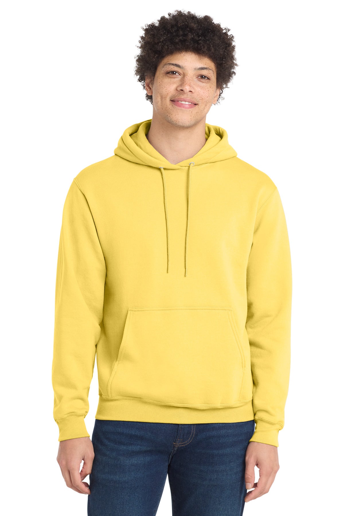 Port & Co Core Fleece Pullover Hooded Sweatshirt. PC78H - EMBROIDERED