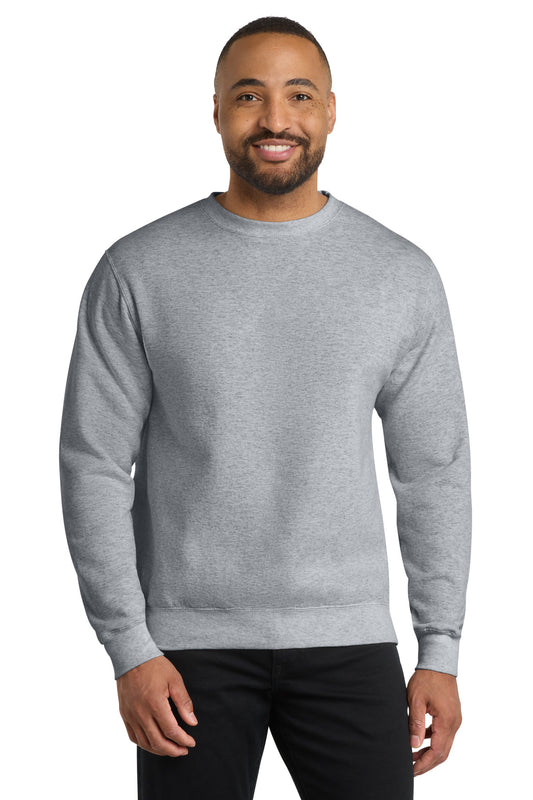 Port & Co Core Fleece Crewneck Sweatshirt. PC78 - EMBROIDERED