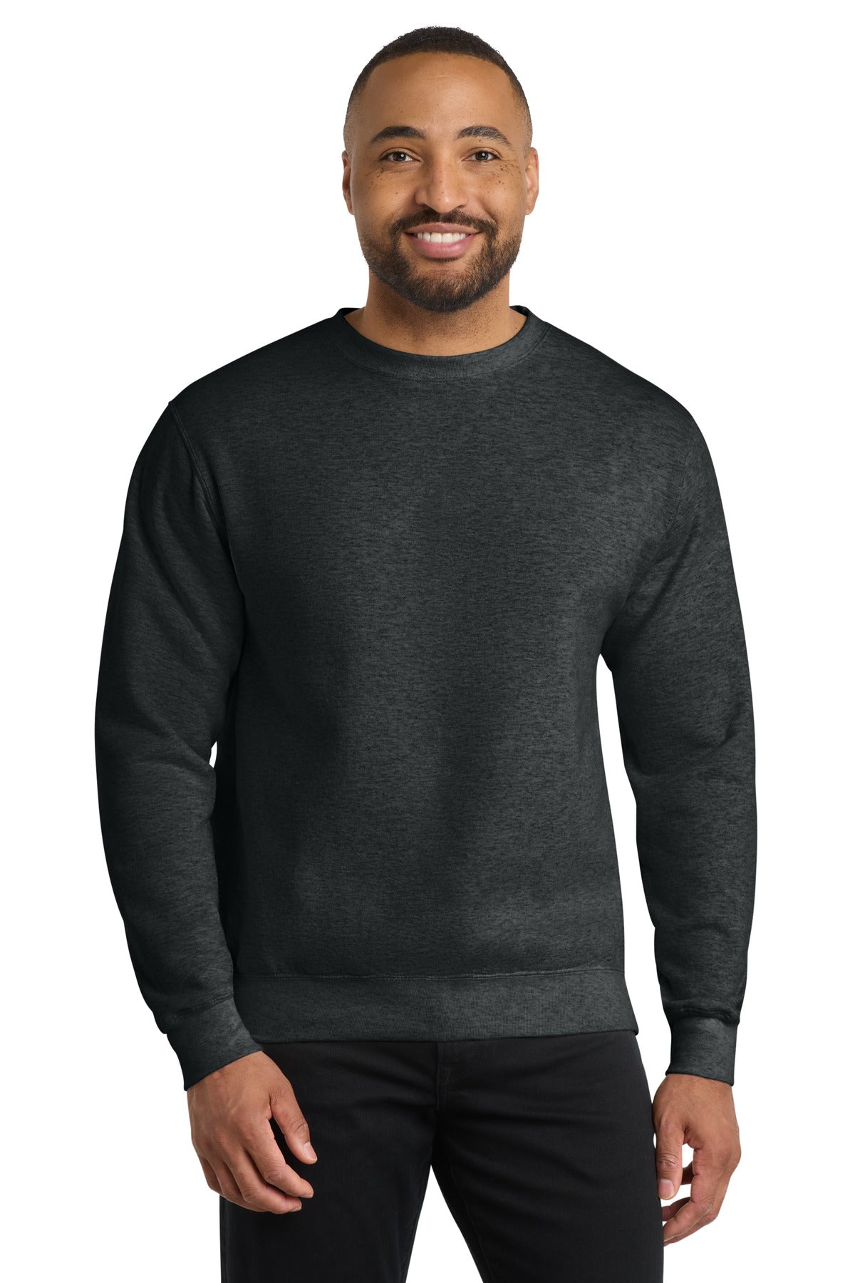 Port & Co Core Fleece Crewneck Sweatshirt. PC78 - EMBROIDERED