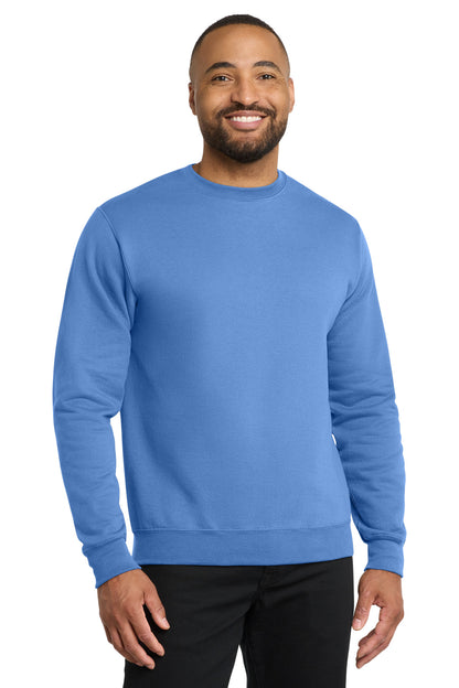 Port & Co Core Fleece Crewneck Sweatshirt. PC78 - EMBROIDERED