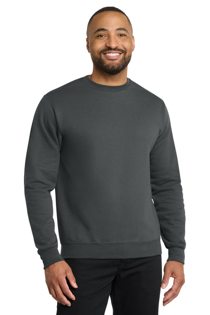 Port & Co Core Fleece Crewneck Sweatshirt. PC78 - EMBROIDERED