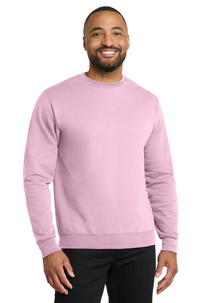 Port & Co Core Fleece Crewneck Sweatshirt. PC78 - EMBROIDERED