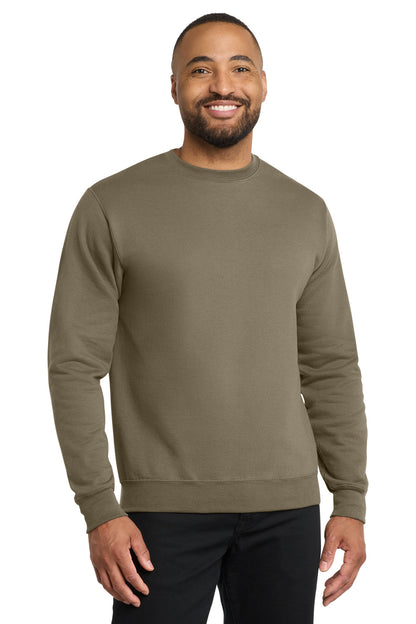 Port & Co Core Fleece Crewneck Sweatshirt. PC78 - EMBROIDERED