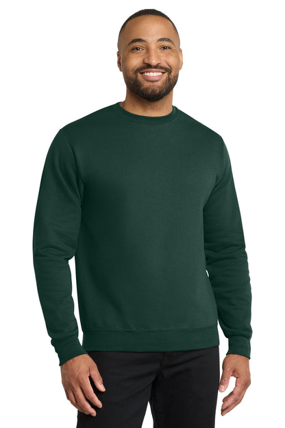 Port & Co Core Fleece Crewneck Sweatshirt. PC78 - EMBROIDERED