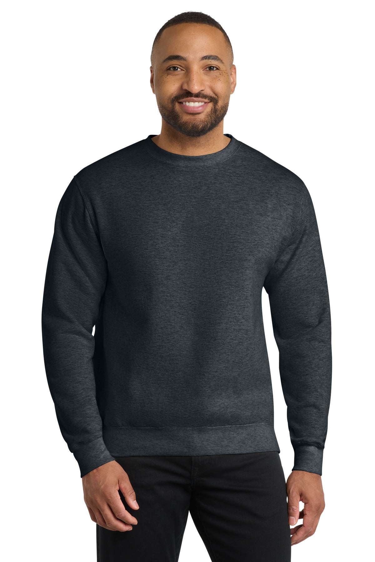 Port & Co Core Fleece Crewneck Sweatshirt. PC78 - EMBROIDERED