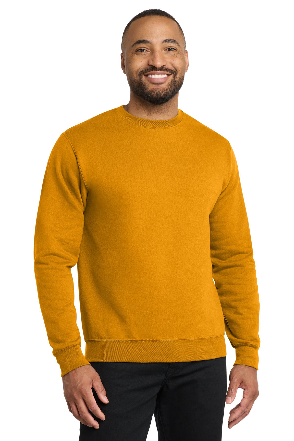 Port & Co Core Fleece Crewneck Sweatshirt. PC78 - EMBROIDERED