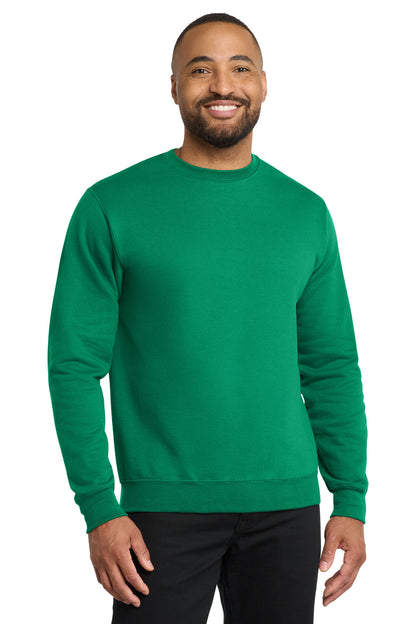 Port & Co Core Fleece Crewneck Sweatshirt. PC78 - EMBROIDERED