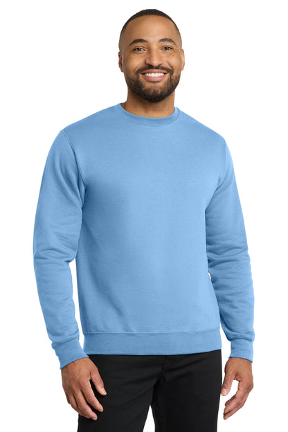 Port & Co Core Fleece Crewneck Sweatshirt. PC78 - EMBROIDERED