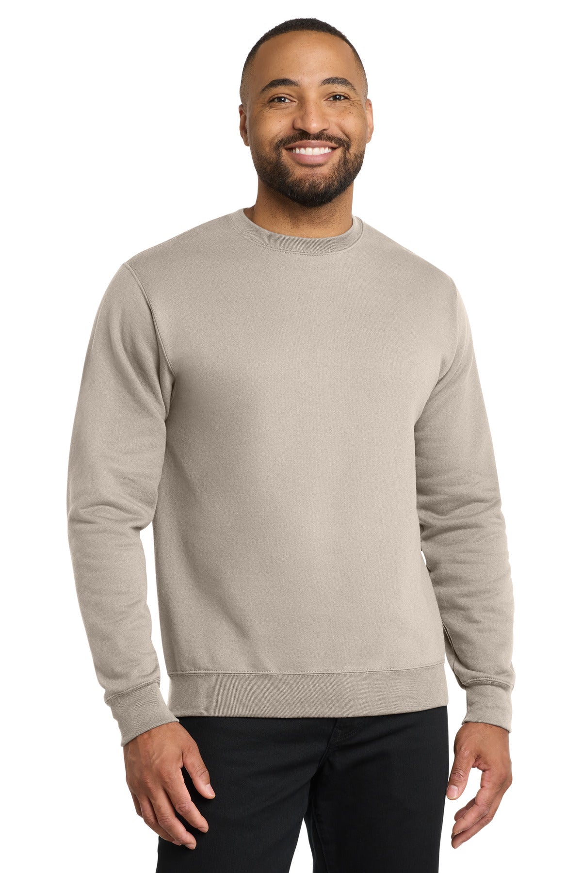 Port & Co Core Fleece Crewneck Sweatshirt. PC78 - EMBROIDERED