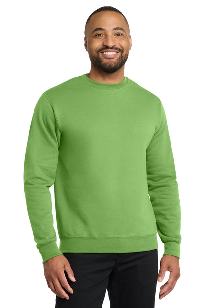Port & Co Core Fleece Crewneck Sweatshirt. PC78 - EMBROIDERED
