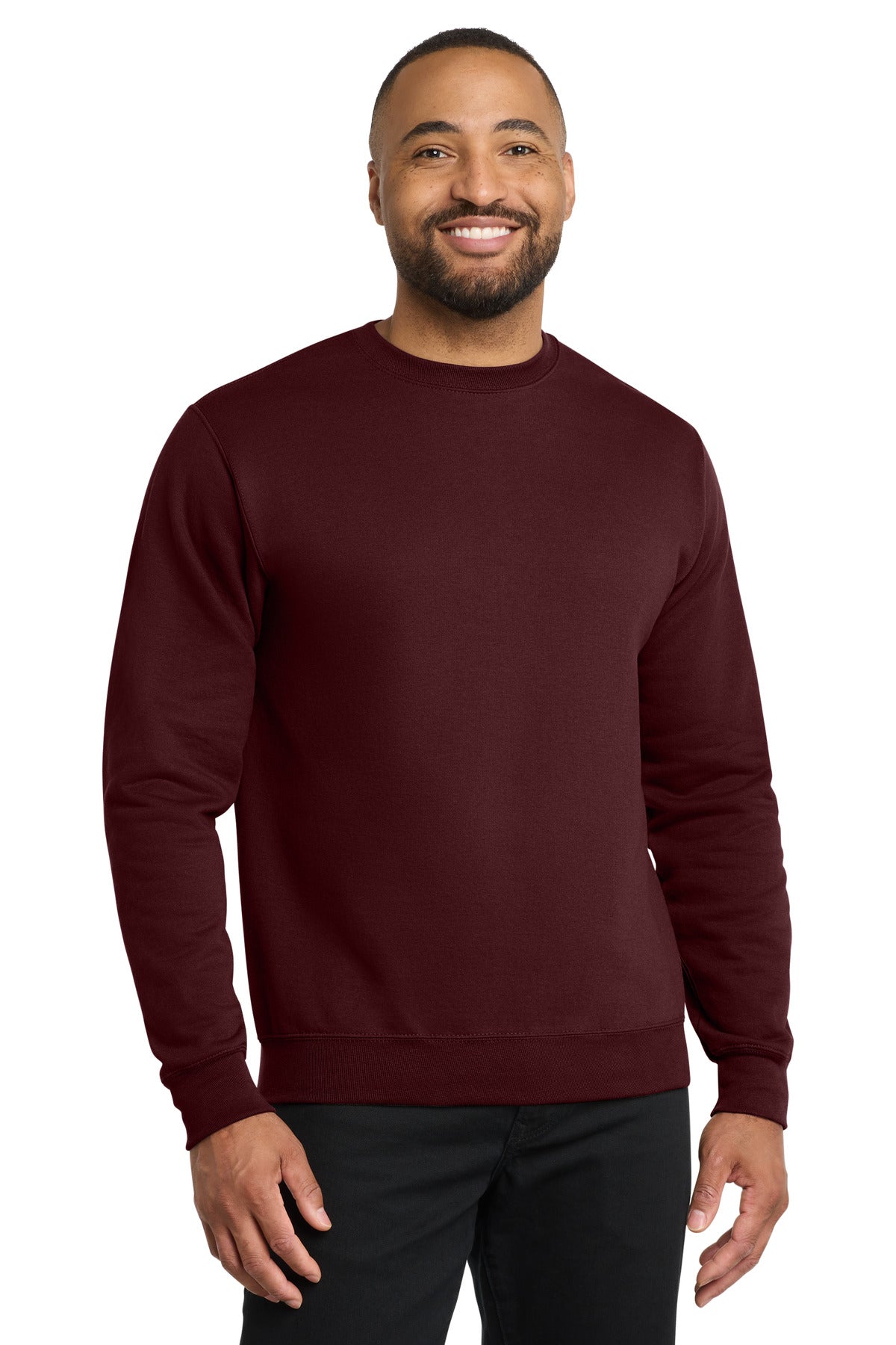 Port & Co Core Fleece Crewneck Sweatshirt. PC78 - EMBROIDERED