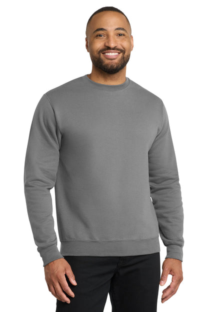 Port & Co Core Fleece Crewneck Sweatshirt. PC78 - EMBROIDERED