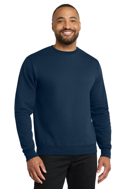 Port & Co Core Fleece Crewneck Sweatshirt. PC78 - EMBROIDERED