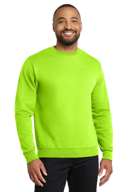 Port & Co Core Fleece Crewneck Sweatshirt. PC78 - EMBROIDERED