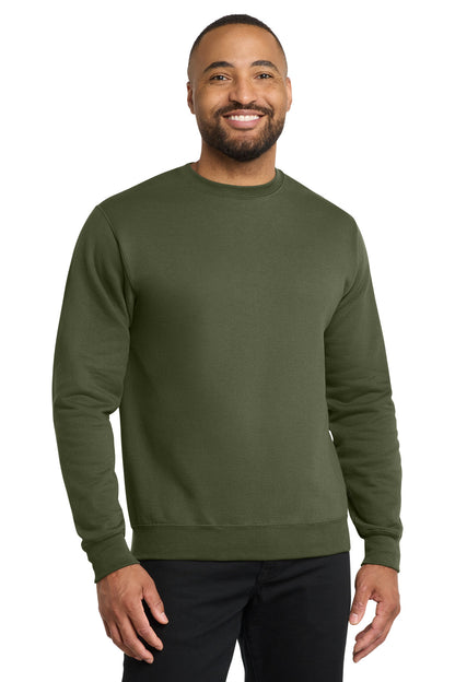 Port & Co Core Fleece Crewneck Sweatshirt. PC78 - EMBROIDERED