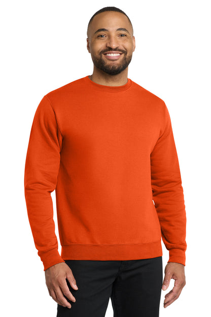 Port & Co Core Fleece Crewneck Sweatshirt. PC78 - EMBROIDERED