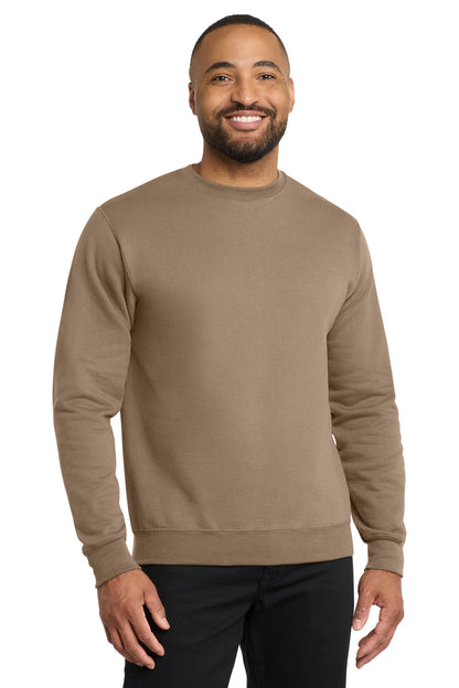 Port & Co Core Fleece Crewneck Sweatshirt. PC78 - EMBROIDERED