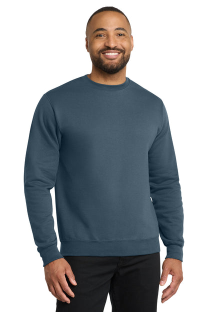 Port & Co Core Fleece Crewneck Sweatshirt. PC78 - EMBROIDERED