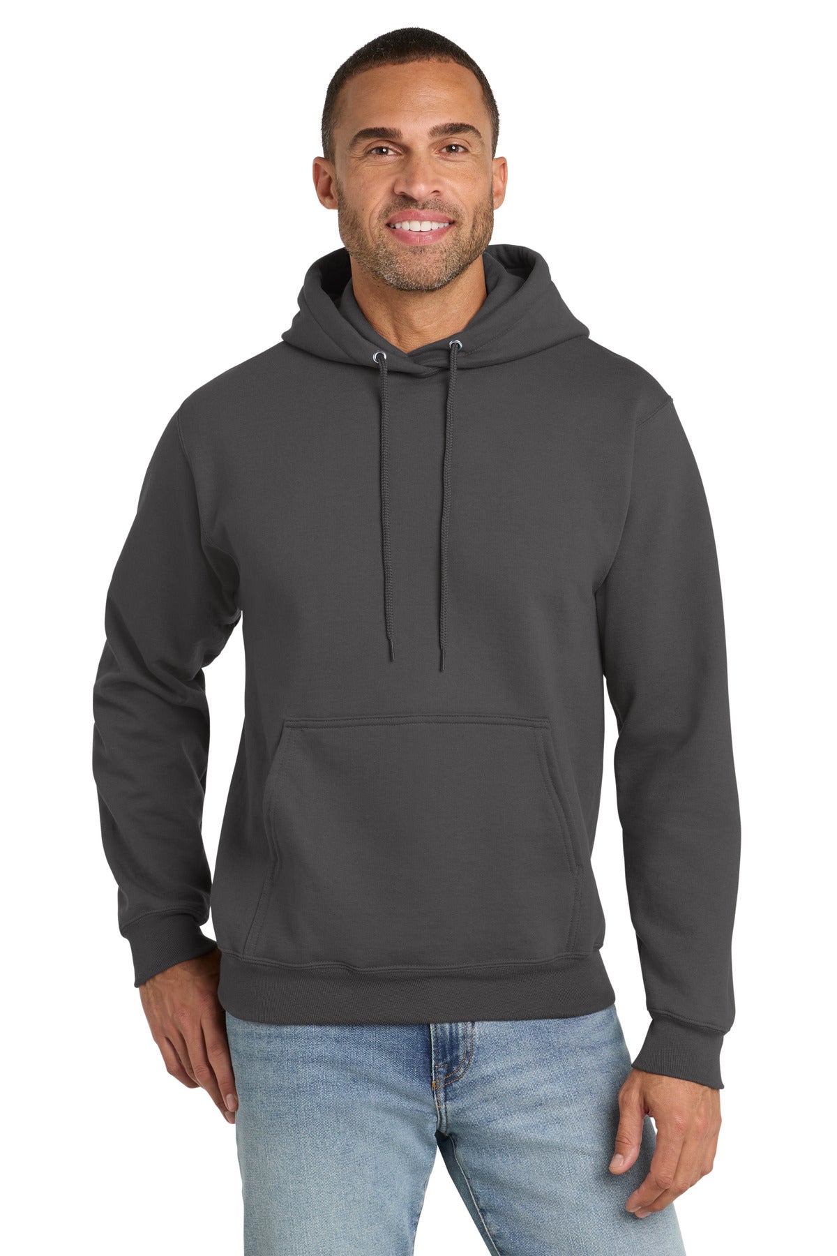 Port & Co Tall Essential Fleece Pullover Hooded Sweatshirt. PC90HT - EMBROIDERED